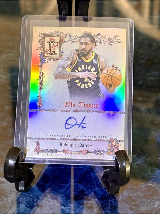 Topps Other - Obi Toppin Topps Certified Autograph Issue Manuscripts Indiana Pacers Card